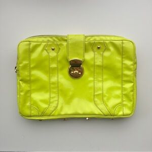 Rebecca Minkoff Neon Green Clutch